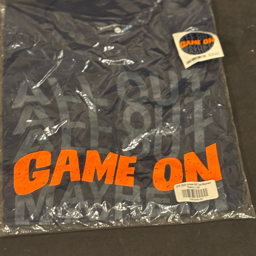Orangetheory Navy and Orange Short Sleeve Tee